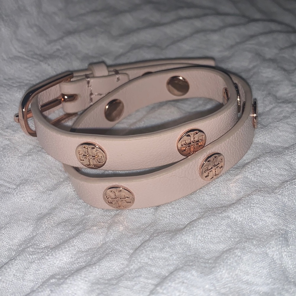 Tory Burch Leather Wrap Bracelet